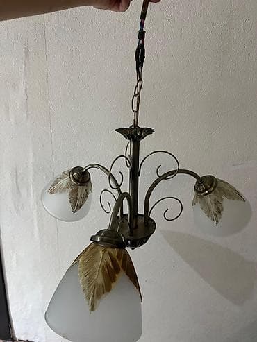 Çılçıraq, 3 lampa, Metal