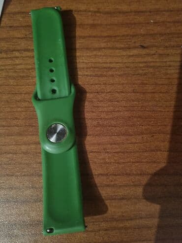 uşaq üçün ağıllı saat: Məhsul: Smart saat üçün saat kəməri - En: 20 mm - Rəng: Yaşıl - — 2