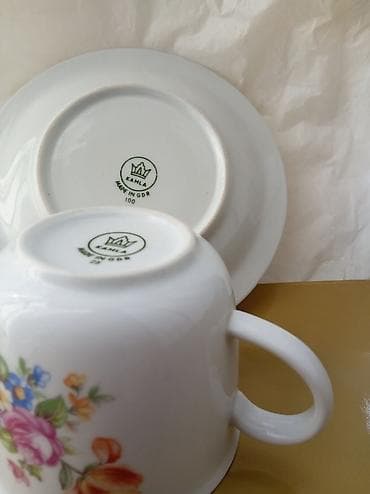 Дом и сад: Чайный набор, цвет - Белый, Фарфор, Германия — 3