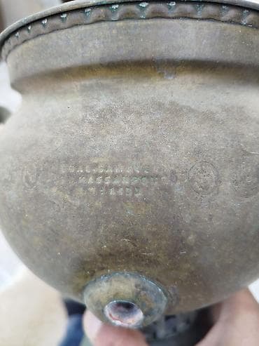 samovar 10 litr: Antik mis samovar (kömürlə işləyən) - Material: tam mis/kahsdan — 2