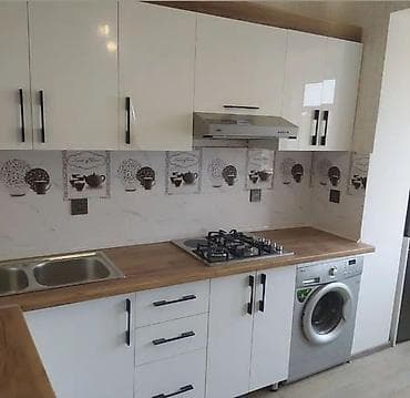 Sifarişlə mətbəx dəsti, Özü çəkən petlələr, MDF, Kredit yoxdur, Pulsuz çatdırılma