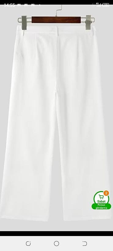 Kişi geyimləri: Şort, L, rəng - Ağ — 4