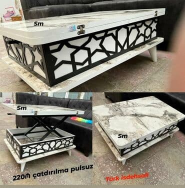 yigilib acilan stollar: Jurnal masası, Yeni, Açılan, Laminat, Dördbucaq masa — 2