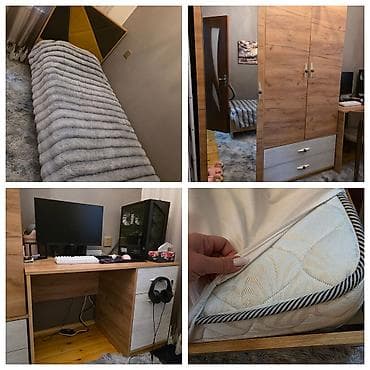 kunc divan metbex: Təknəfərlik çarpayı, Dolab — 1