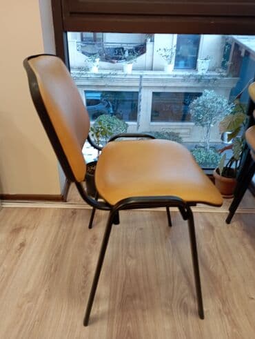 süni güllər: Ofis/konfrans üçün rahat oturacaq stulları işlənmişdir. Stullari Səməd — 4