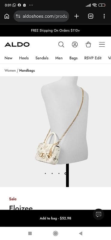 Gəmiricilər: Aldo qadın çantaları – 2 model 1) Aldo satən clutch - Rəng: tünd — 3