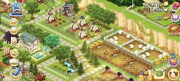 Hay Day hesabı - Səviyyə: 91 - Oyun daxili valyuta: təxminən 4 246