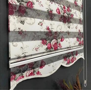 krujeva: Zebra jalüz pərdələr - Model: Zebra (ikili qatlı, işıq-keçirən və — 1