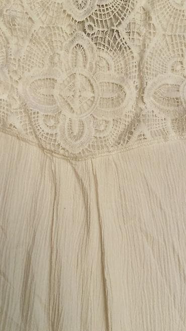 Boho tərzli ağ/bləj rəng palıd top – qolsuz - Brend: Ulla Popken — 3