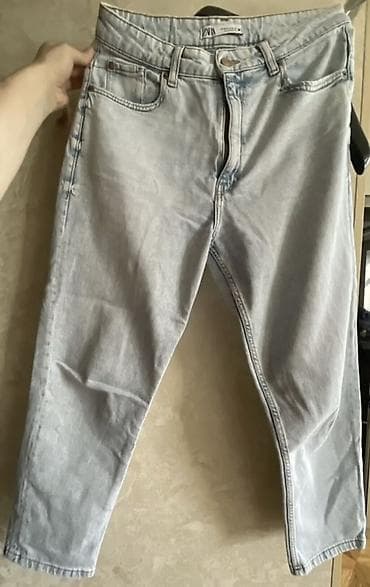 Qadın/Unisex cins şalvar dəsti Tünd mavi işçi/utility cinsi - Yüksək — 7