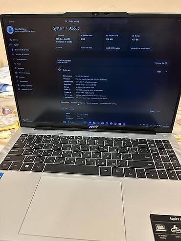 mikro naushnik: Acer Aspire Lite 16 noutbuk - Ekran: 16 düym, nazik çərçivəli geniş — 2