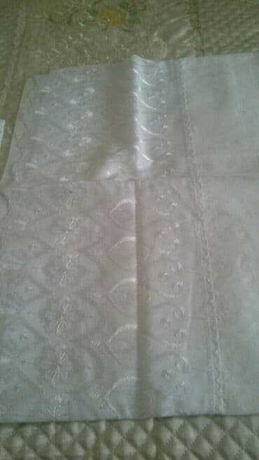 гобеленовые наволочки на подушки 50х70: Новый цвет - Белый Хлопок Наволочка — 2