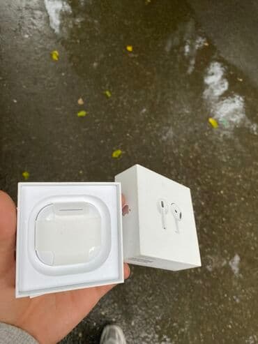 İşlənmiş Simsiz (Bluetooth) Qulaqcıqlar, Apple, rəng - Ağ