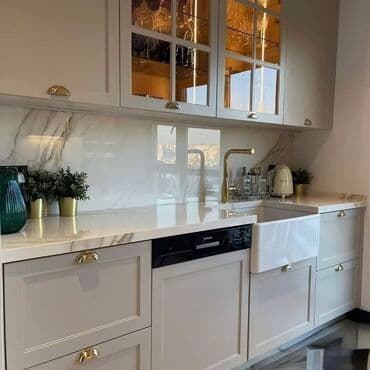 xaş sifarişi: Sifarişlə mətbəx dəsti, Özü çəkən petlələr, Mat laminat, Kredit var, Rayonlara çatdırılma, Pulsuz çatdırılma, Ünvandan götürmə — 1