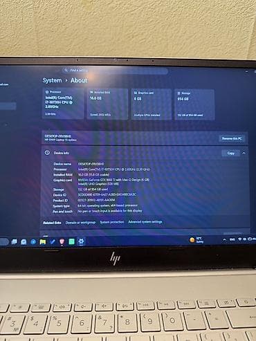 2 tb hdd: İşlənmiş HP Envy, 15.6 ", Intel Core i7, 1 TB, Pulsuz çatdırılma — 5