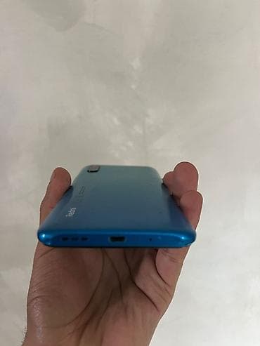 домашний телефон: Redmi 9A, 64 ГБ, цвет - Голубой, Две SIM карты — 9