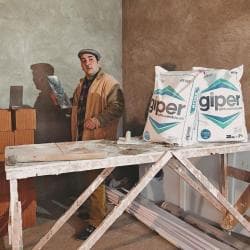 1 kisə sement: Qara suvaq əvəzi - Giper Gips məhsulları 100 kisə ölkə daxi̇li̇ — 4