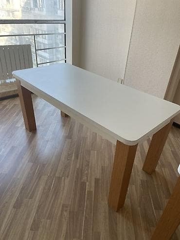 islenmis masa: 3 ədəddir. Ofisdə istifadə olunub.2-si uzun: dərinlik 60sm,hündürlük — 1