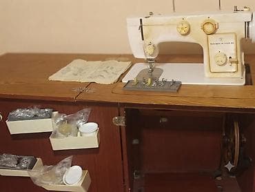 aplle 8 plus: Masaüstü tikiş maşını dəsti - Model: “Чайка-3М” (mekanik tikiş — 1