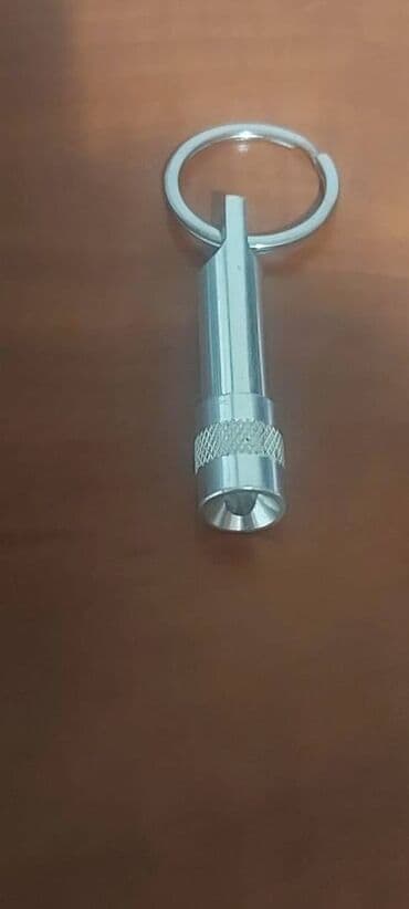 baş feneri: Fənər-brelok, paslanmaz metaldan-düraldan — 1