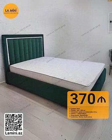 İkinəfərlik çarpayı, Bazalı, Matras ilə, Siyirməsiz lalafo.az -da İkinəfərlik çarpayı, Bazalı, Matras ilə, Siyirməsiz