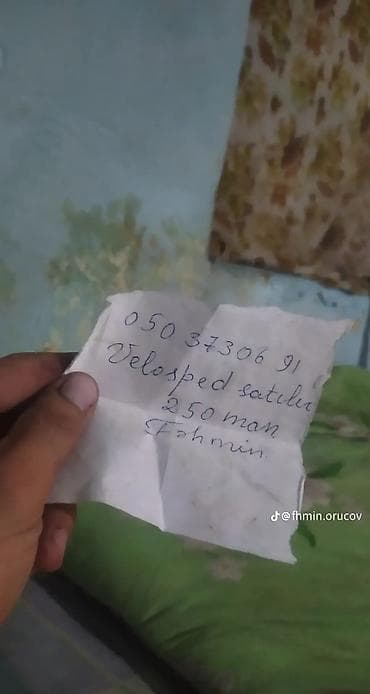 29 velo: Məhsul: Olympia velosiped - Rəng: mavi - Karkas: polad gövdə, ön — 9