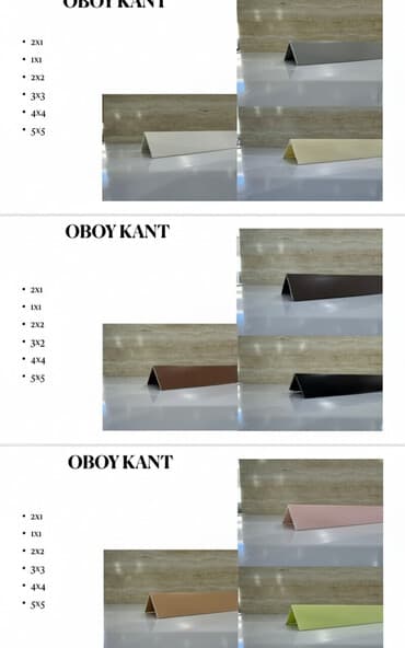 Məhsul: OBOY KANT (divar kağızı kənar profili) Təyinat: - Divar