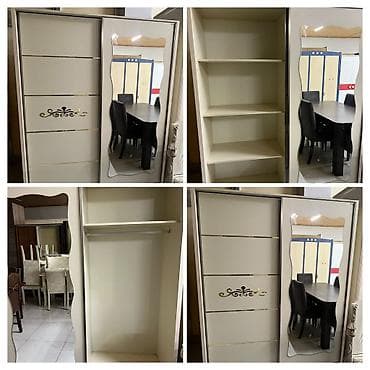 Paltar dolabları, qarderoblar: Dolab satılır Ölçülər: - En: 160 sm - Hündürlük: 210 sm - Dərinlik — 1