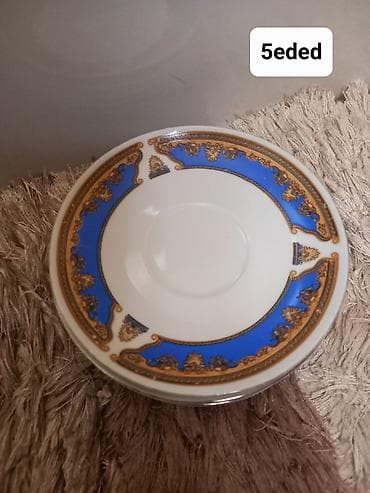 servis destleri: Nahar dəsti, rəng - Ağ, Keramika — 1