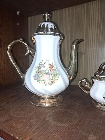 sud separatoru: Çay dəsti, rəng - Ağ, Farfor, Madonna, 6 nəfərlik, Yaponiya — 2