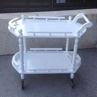 8 marta hediyye: Çox gözəl və səliqəli servis arabası satılır Ev üçün dekorativ və çox — 1