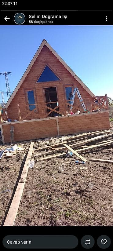 qapı üçün stopper: Həyat evi. Taşınabilən taxta karkaslı ev – modul tiny house - Korpus — 5