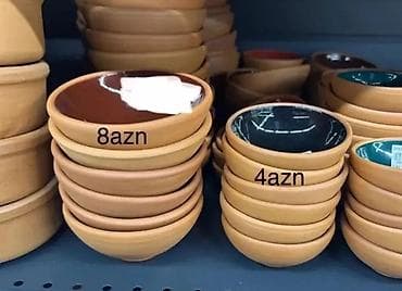 telefon qabi: Gil küp/saçaq dəsti – kiçik həcmli bişmiş gil qablar Məhsul təsviri — 5