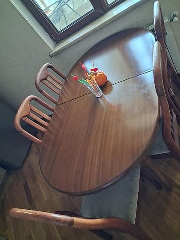 balkon stul: Stol acılan .6 stul temiz taxta malaziya istehdalı — 1