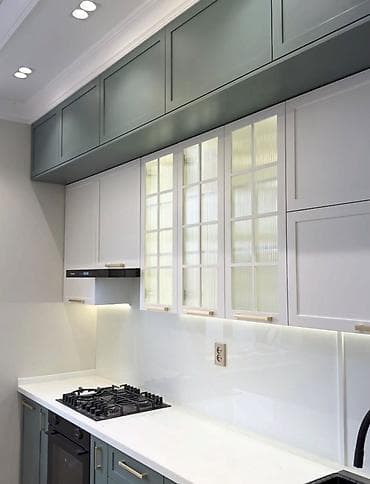 mdf metbex mebelleri: Mətbəx mebeli – tam dəst, müasir dizayn - Ölçü: xətti planlama — 4