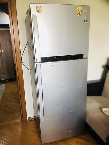 samovar satilir: İşlənmiş LG iki qapılı soyuducu - Brend: LG - Rəng: gümüşü/metallik - — 4