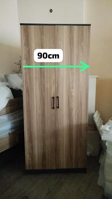 Ofis mebel dəsti - İki qapılı qarderob: 210 sm hündürlük. Taxta — 5