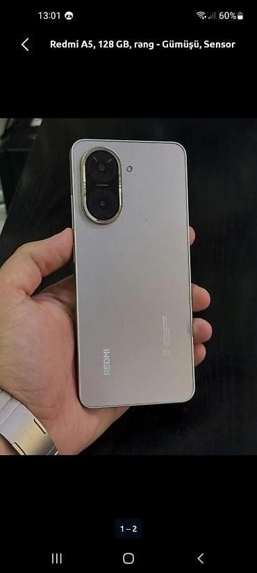 Redmi A5, 128 GB, rəng - Gümüşü, Sensor — 1