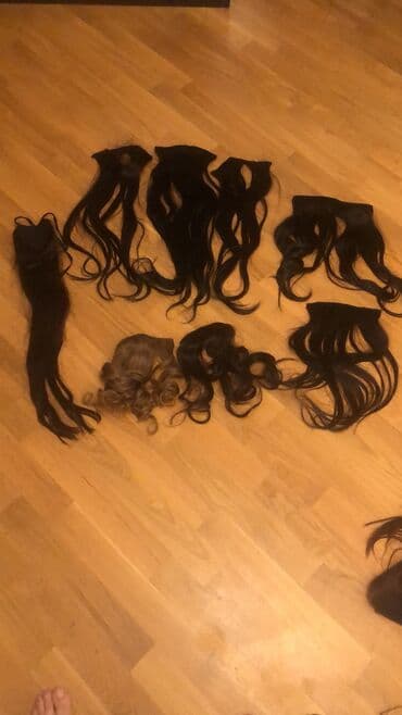 hialuron turşusu qiyməti: Taxma saçlar, Təbii, Yeni — 4