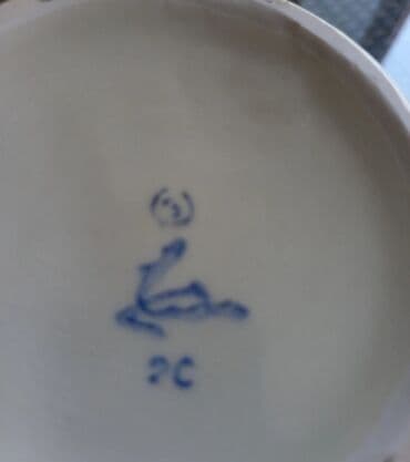 азербайджанский чайник: Новый, цвет - Синий, Чайник, Фарфор, СССР — 3