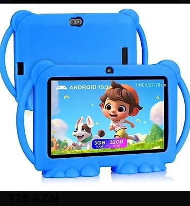 Uşaq planşeti – 7 düym Xüsusiyyətlər: - Android 13.0 əməliyyat