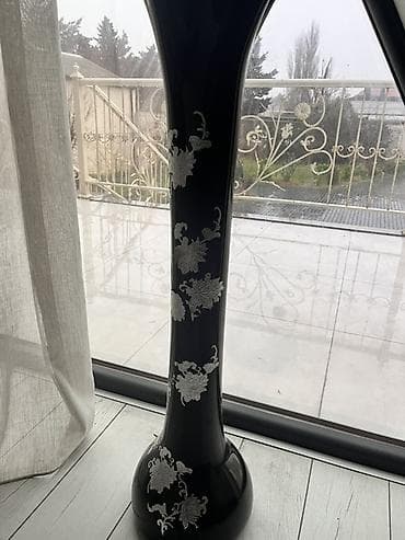 plastik gul qablari: Vaza dəsti — 4