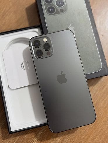 iphone 14 dubayski: IPhone 12 Pro, 256 GB, Qara, Zəmanət, Kredit, Simsiz şarj — 1