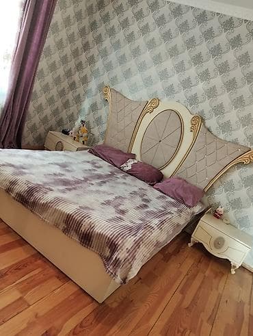 bazali yataq: Bu yataq dəsti yataq otağınız üçün rahat və zərif bir seçimdir. Dəstə — 6