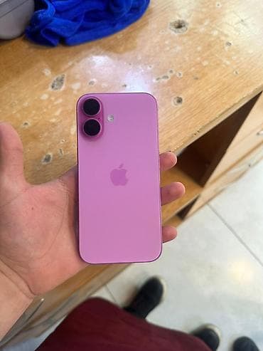 ipone 8 pilus: IPhone 16, 128 GB, Çəhrayı, Zəmanət, Kredit — 5