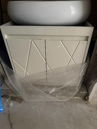 hamam tuşlari: Vanna otağı üçün lavabo və alt dolab dəsti TƏZƏ çanaq Tukuaz — 3