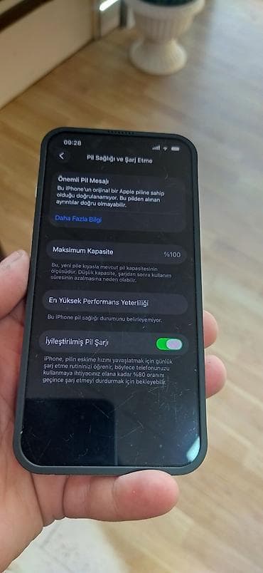 iphone temiri: IPhone 13, 128 GB, Ağ, Face ID — 6