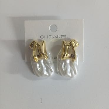 qadın sırğaları kaffı: Qızılı rəngdə sırğalar kolleksiyası - Brend: Xuping və Fashion — 9