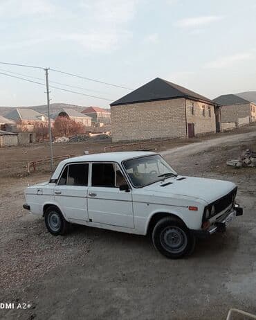 opel suret qutusu: VAZ 2106, ağ rəng, sedan kuzov. Klassik dörd fara ön panel, xrom — 7