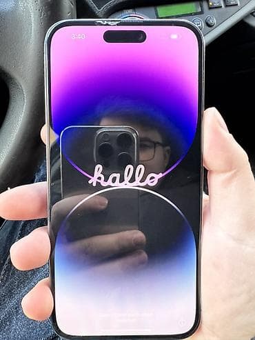 iphone 16e qiymət: IPhone 14 Pro Max, 128 GB, Deep Purple, Face ID — 2